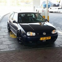 VW Golf 4 met dubbele USLights