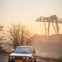 VW Golf 2 met USLights