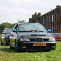 Seat Ibiza op meeting met USLights