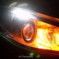 Seat koplamp Ibiza met USLights gloed