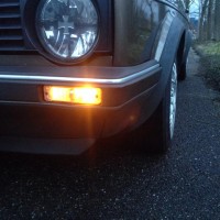 VW Golf 1 met USLights