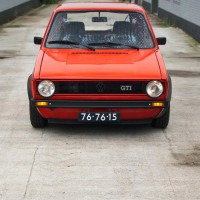 VW Golf 1 GTI-look met USLights in smalle bumpers