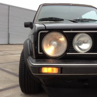 Golf 1 Cabrio met USLights