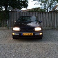 Golf 3 met USLights en Vento-front