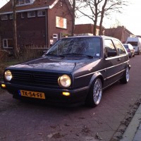 VW Golf 2 met USLights