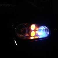 Golf 4 koplamp met dubbele knipperlichten en USLights