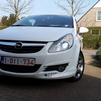 Opel Corsa met USLights en xenon LV