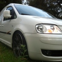 VW Caddy met USLights