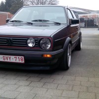 Golf 2 met USLights en dunne bumpers