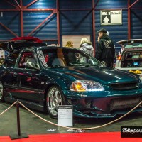 Honda Civic met USLights op beurs