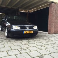 VW Mk3.5 Golf Cabrio met USLights