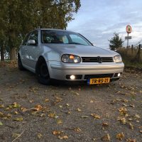 MK4 Golf GTI met USLights en mistlampen aan