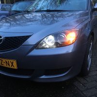 Mazda 3 USLights en verlichting aan