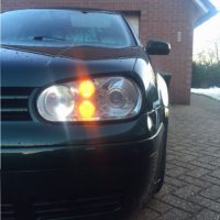 VW Golf dubbele knipperlichten uslights amerikaans