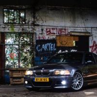 BMW e46 M3 Met USLights in grafiti setting