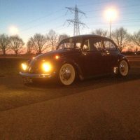 VW Kever 1972 met USLights