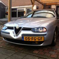 Alfa 156 met USLights en StanceWorks sticker