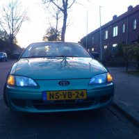 Toyota Paseo met USLights en xenon