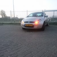 Ford Street Ka Silver met USLights