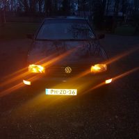 VW Vento met USLights in Amerikaanse bumpers