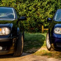 Mk4 Golf samen met USLights