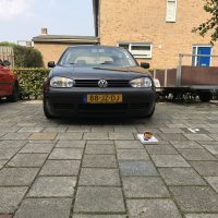 Golf 4 zwart verlaagd met USLights