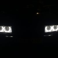 BMW E36 cabrio met USLights en Angle Eyes