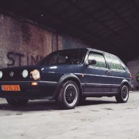 Golf 2 met USLights en originele BBS velgen