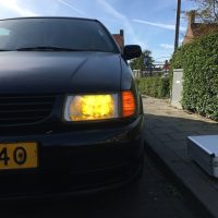 VW Polo 6N met USLights en gele koplampen