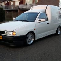 VW Caddy met USLights en LENSO velgen