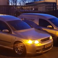 Opel Astra Van met USLights