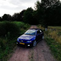 Seat Ibiza met USLights en mistlampen aan