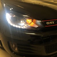 VW Polo 6R GTI met USLights en dagrijverlichting LED