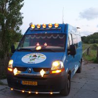 Renault Master met extra verlichting