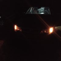 Volvo S40 met USLights in de nacht