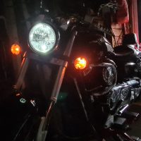 Kawasaki VN 1500 Mean Streak met USLights