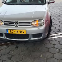 VW Rabbit mk4 with R32 lights