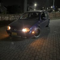 Golf 4 nightshot met uslights aan