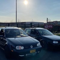 VW Golf IV met USLights en R32 lampen